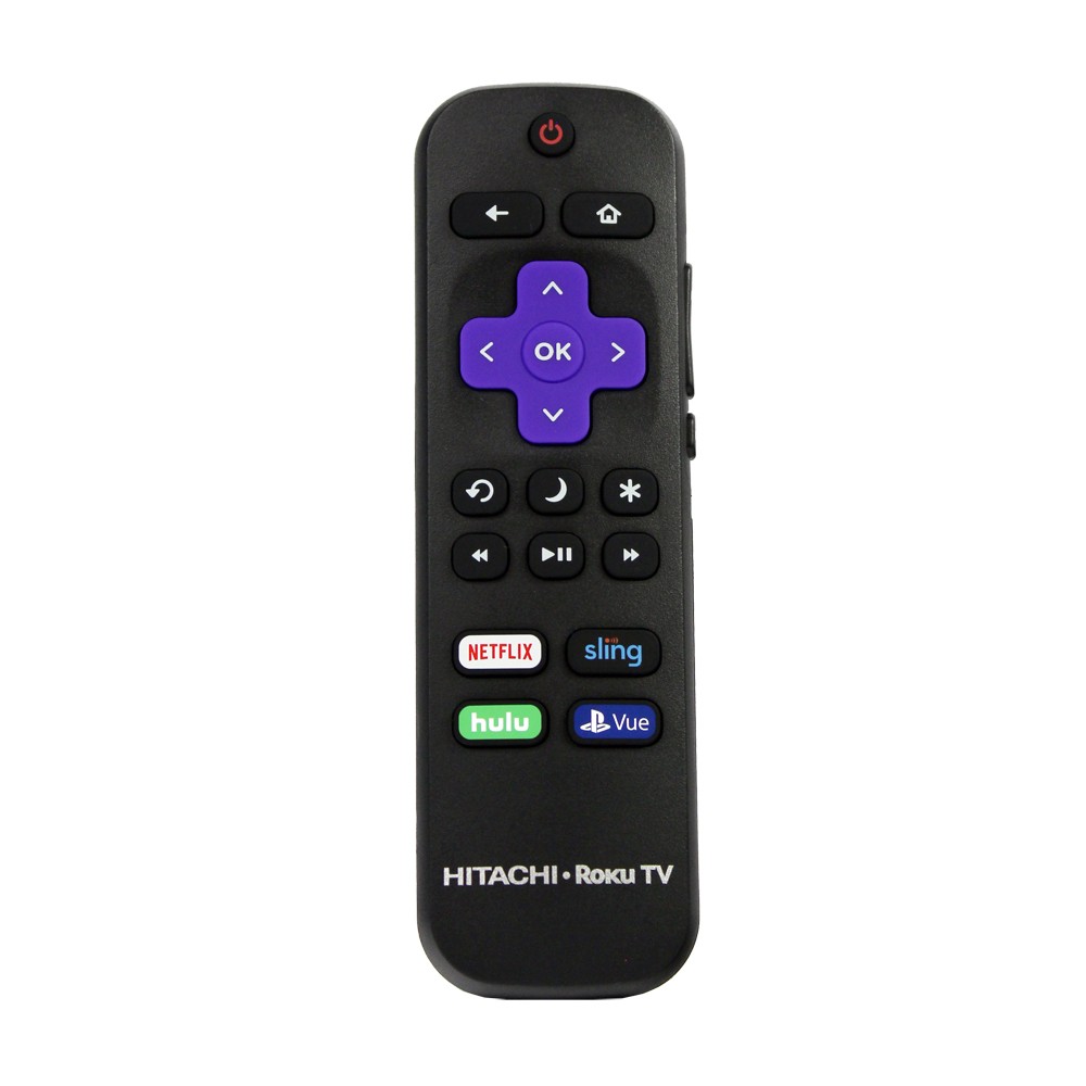 Genuine Hitachi 101018E0002 4K UHD Smart TV Remote Control w/ ROKU ...