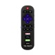 Genuine TCL RC280 TV Remote Control with ROKU Built-in  - HULU, Netflix, VUDU and Sling Shortcut (USED)