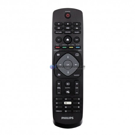 Genuine Philips TV Remote Control for 24PFL3603/F7 (USED)