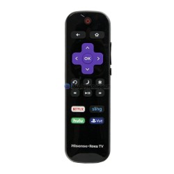 Genuine Hisense HU-RCRUS-18 Smart TV Remote control with ROKU Built in (USED)