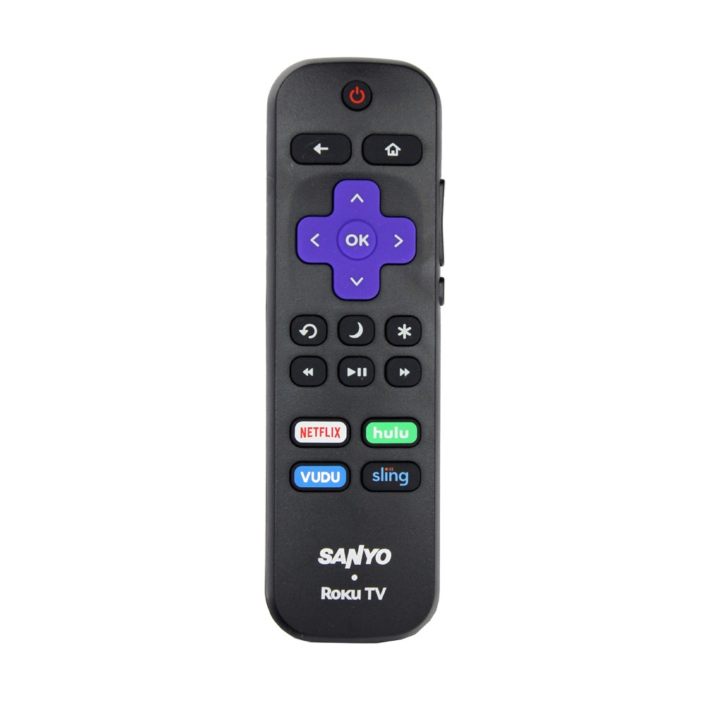 Genuine Sanyo 101018E0031 Smart TV Remote Control with ROKU Built-in (USED)