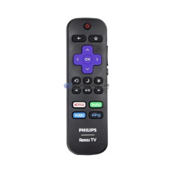Genuine Philips 101018E0025 Smart TV Remote Control with ROKU Built-in