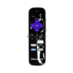 Genuine Haier HTR-R01 TV Remote Control with ROKU Built-in (USED)
