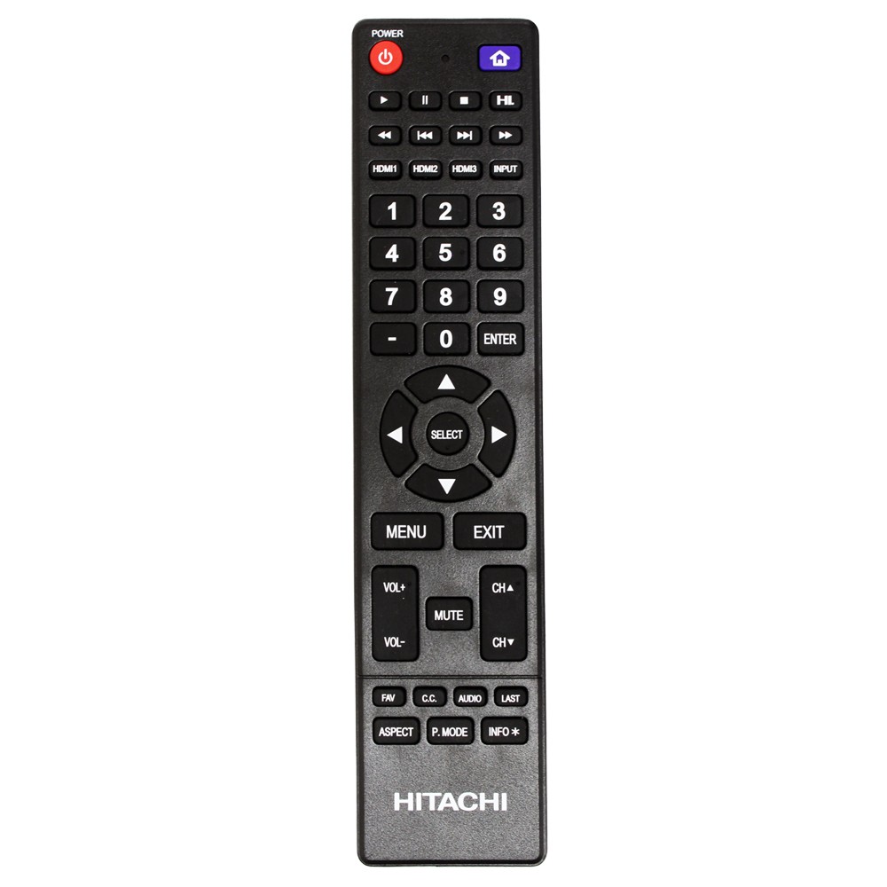 Genuine Hitachi 850125633 TV Remote Control (Used)