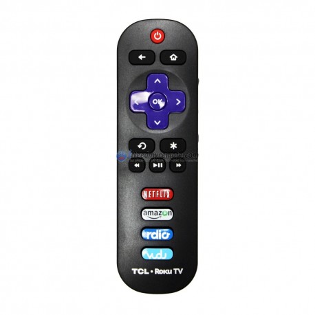 Generic TCL RC280 TV Remote Control with ROKU Built-in  - Amazon, Netflix, VUDU and RDIO Shortcut