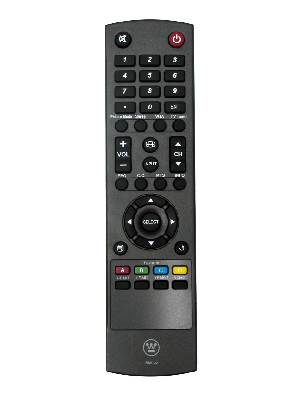 tv remote for westinghouse