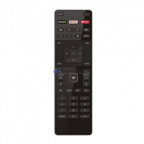 Genuine Vizio XRT122 Smart TV Remote Control with Amazon, Netflix and iHeart Shortcut