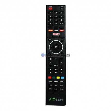 Genuine Seiki 845-058-00B04 Smart TV Remote Control
